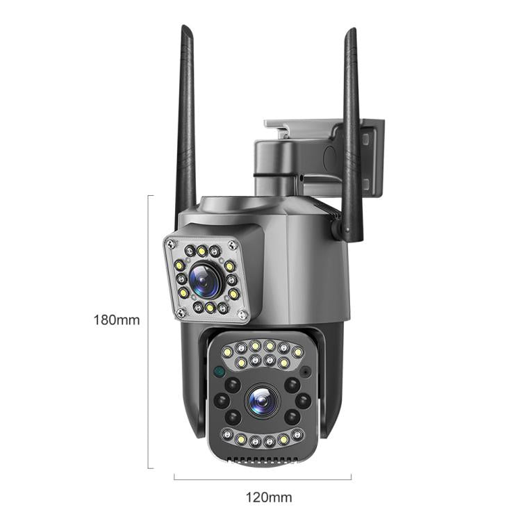 V380 Pro 2MP Dual Lens Panoramic Surveillance HD WiFi Camera – Durable Build, Easy to Use