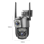 V380 Pro 2MP Dual Lens Panoramic Surveillance HD WiFi Camera – Durable Build, Easy to Use