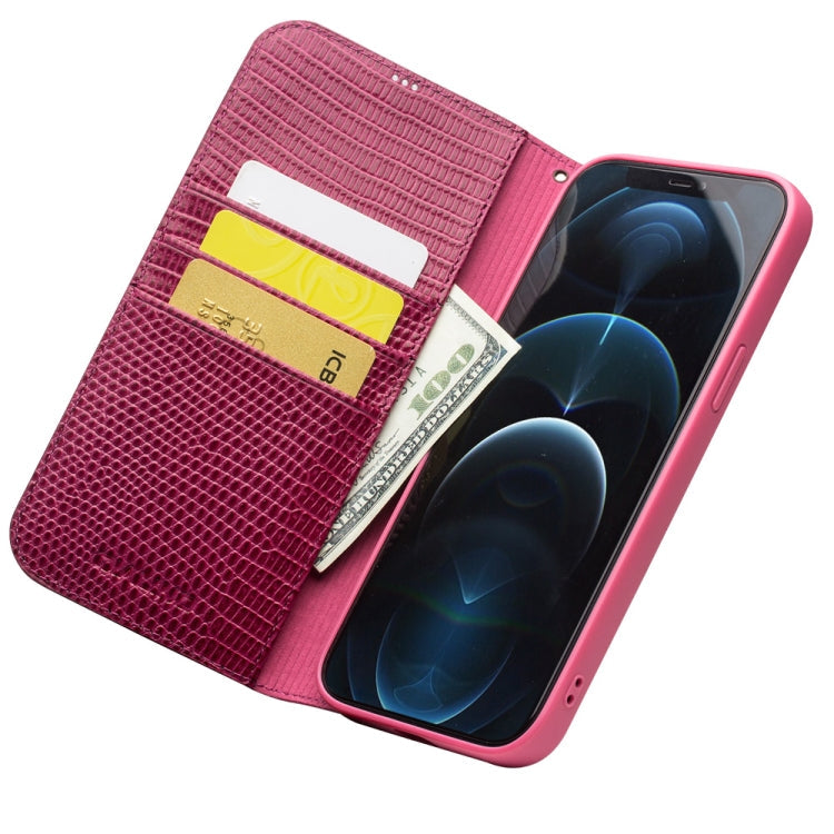 QIALINO Crocodile Texture Horizontal Flip Leather Case with Card Slots & Wallet, For iPhone 12 Pro Max