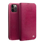QIALINO Crocodile Texture Horizontal Flip Leather Case with Card Slots & Wallet, For iPhone 12 Pro Max For iPhone 12 Pro Max