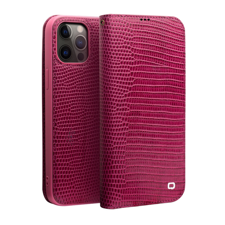QIALINO Crocodile Texture Horizontal Flip Leather Case with Card Slots & Wallet, For iPhone 12 Pro Max For iPhone 12 Pro Max