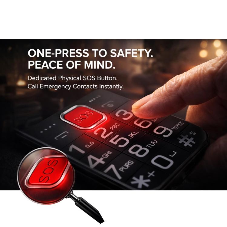 it2600 4G Phone, 2.0 inch, 3500mAh, Support SOS, Network: 4G, Dual SIM