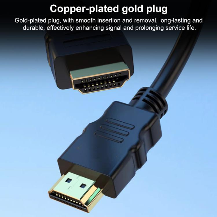 HDMI 1.4 1080P HD Gold-Plated Connection HDTV Video Cable for PC Monitor and Set-Top Box, 1m, 1.5m, 3m, 5m, 10m, 15m, 20m, 25m, 30m – TPU, Plug-and-play