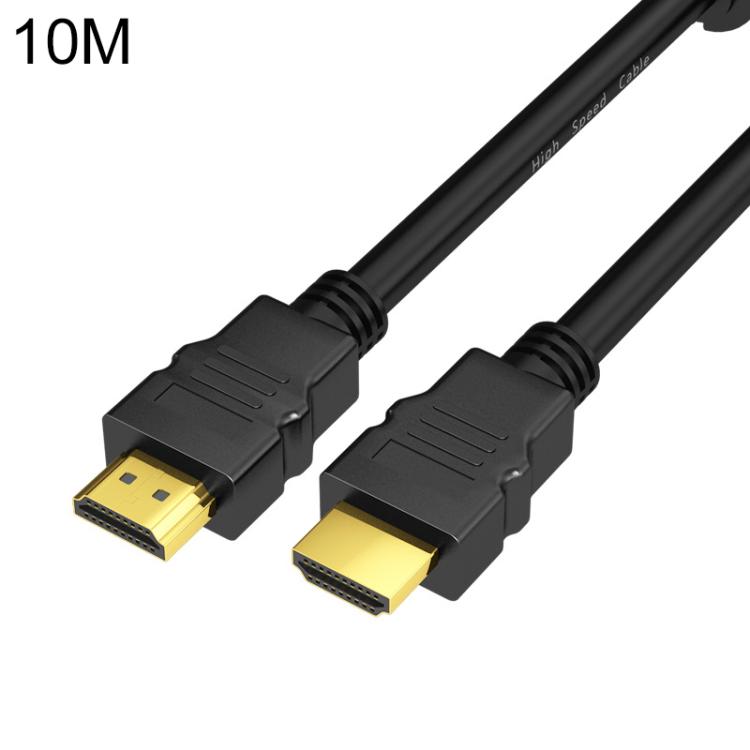 HDMI 1.4 1080P HD Gold-Plated Connection HDTV Video Cable for PC Monitor and Set-Top Box, 1m, 1.5m, 3m, 5m, 10m, 15m, 20m, 25m, 30m – TPU, Plug-and-play 10m