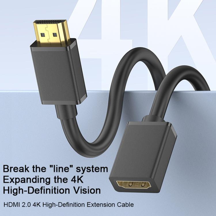 WG145 HDMI 2.0 4K HDTV Video HDMI Male to Female Extension Cable, 0.5m, 1m, 1.5m, 2m, 3m – 4K
