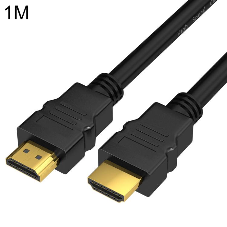 HDMI 2.0 4K HD Gold-Plated Video Connection Cable for TV Set-Top Box, PC Monitor, Projectors, 1m, 1.5m, 2m, 3m, 5m, 8m, 10m, 15m, 20m – TPU, Plug-and-play, 4K 1m