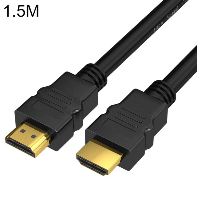 HDMI 2.0 4K HD Gold-Plated Video Connection Cable for TV Set-Top Box, PC Monitor, Projectors, 1m, 1.5m, 2m, 3m, 5m, 8m, 10m, 15m, 20m – TPU, Plug-and-play, 4K 1.5m