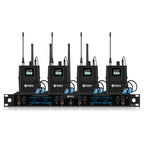 DEBRA ER-404 Professional Stage Monitoring System 4-in-1 Wireless In-Ear Headphones, US Plug, EU Plug, AU Plug, UK Plug US Plug