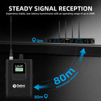 DEBRA ER-404 Professional Stage Monitoring System 4-in-1 Wireless In-Ear Headphones, US Plug, EU Plug, AU Plug, UK Plug