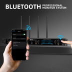DEBRA ER-404 Professional Stage Monitoring System 4-in-1 Wireless In-Ear Headphones, US Plug, EU Plug, AU Plug, UK Plug