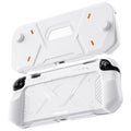 XDcase Mecha Style TPU Middle Frame & PC Front Cover Protective Case, For Nintendo Switch 2 For Nintendo Switch 2 White