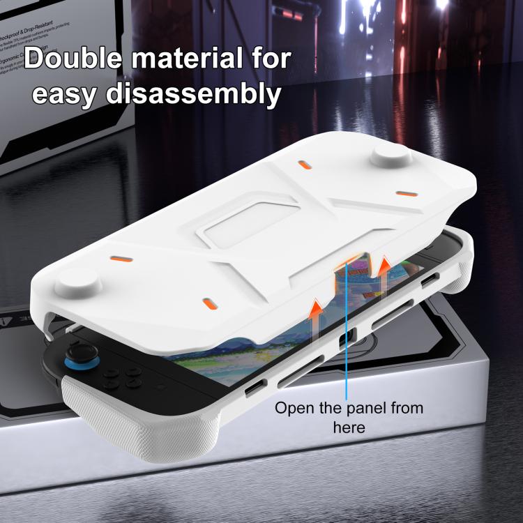XDcase Mecha Style TPU Middle Frame & PC Front Cover Protective Case, For Nintendo Switch 2