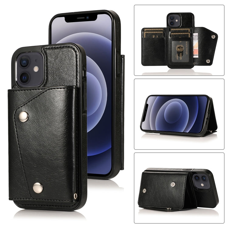 Case – Shockproof, Leather (iPhone 12 mini) #4 For iPhone 12 mini Black