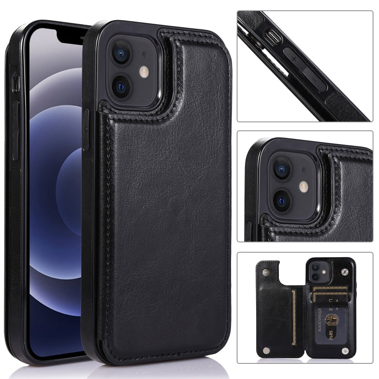 Case – Shockproof, Leather (iPhone 12 mini) For iPhone 12 mini Black