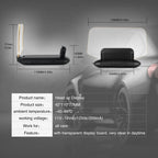 C1 OBD2 + GPS Mode Car HUD Head-up Display Compass / Speed / Water Temperature / Voltage Display / Speed Alarm / Fault Alarm, C1 Without Navigation Function