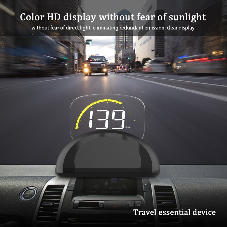 C700S OBD2 + GPS Mode Car HUD Head-up Display Fault Alarm, C700S – Durable Build, Easy to Use