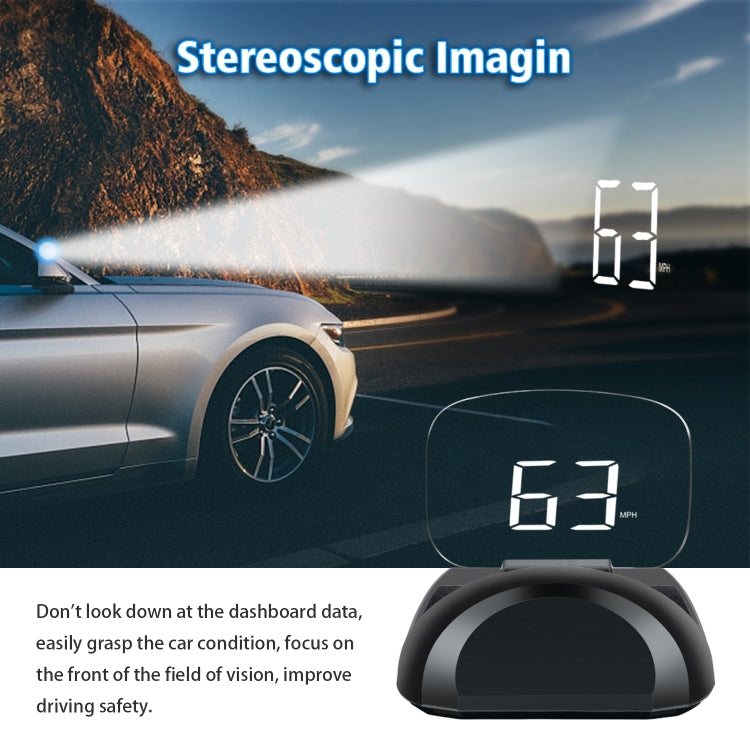 C700S OBD2 + GPS Mode Car HUD Head-up Display Fault Alarm, C700S – Durable Build, Easy to Use