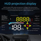 M17 Car HUD Head-up Display GPS Speed Meter Car OBD2 Diagnostic Tool, M17