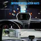 P17 Car HUD Head-up Display GPS Speed Meter Car OBD2 Fault Elimination Code, P17