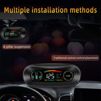 P18 GPS Car HUD Head-up Display Vehicle Speed / Voltage / Mileage, P18