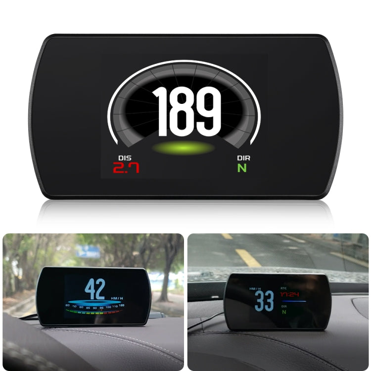 T800 Car HUD Head-up Display GPS Speed Display Speed / Voltage Alarm Altitude Display, T800 T800