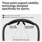 L805 Smart AI Cycling Glasses 8MP Stabilization Camera