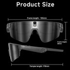 L805 Smart AI Cycling Glasses 8MP Stabilization Camera