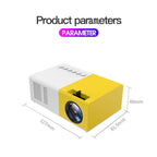 J9 1920x1080P 15 ANSI Portable Home Theater Mini LED HD Digital Projector, Basic Version,, EU Plug, US Plug, UK Plug, AU Plug