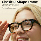 E06D 13MP 1080P 30FPS Dual-Mic Noise Cancellation AI Smart Glasses with Voice / Calling