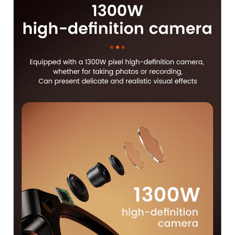 E06S 13MP 1080P Dual-Loudspeaker AI Smart Glasses Support Music / Calling – Aluminum Alloy