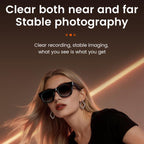 E06S 13MP 1080P Dual-Loudspeaker AI Smart Glasses Support Music / Calling – Aluminum Alloy