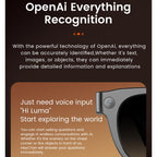 E06S 13MP 1080P Dual-Loudspeaker AI Smart Glasses Support Music / Calling – Aluminum Alloy