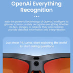 E08 13MP 1080P 30FPS AI Cycling Smart Glasses with Voice / Calling – Aluminum Alloy