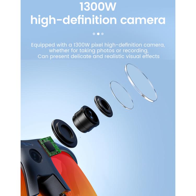 E08 13MP 1080P 30FPS AI Cycling Smart Glasses with Voice / Calling – Aluminum Alloy
