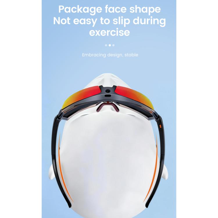 E08 13MP 1080P 30FPS AI Cycling Smart Glasses with Voice / Calling – Aluminum Alloy