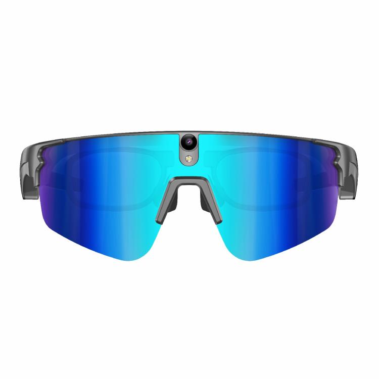 L085 8MP Dual-Mic Noise Cancellation AI Cycling Smart Glasses with Voice Assistant / Calling