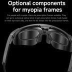 L085 8MP Dual-Mic Noise Cancellation AI Cycling Smart Glasses with Voice Assistant / Calling