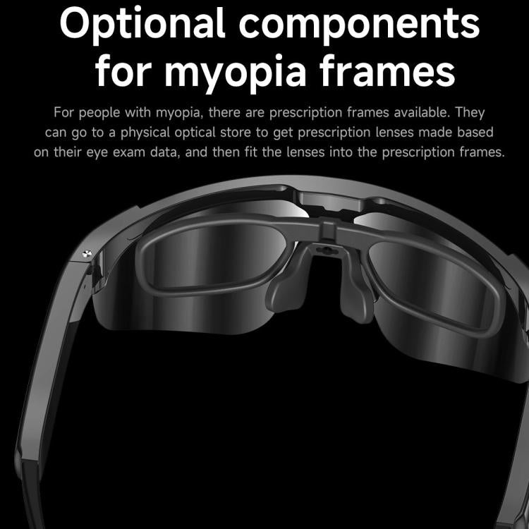 L085 8MP Dual-Mic Noise Cancellation AI Cycling Smart Glasses with Voice Assistant / Calling