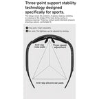 L085 8MP Dual-Mic Noise Cancellation AI Cycling Smart Glasses with Voice Assistant / Calling