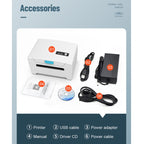 ZJ-8600 76x130 Single Paper Waybill Express Bill Label Printer,, EU Plug, US Plug, UK Plug