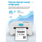 ZJ-8600 76x130 Single Paper Waybill Express Bill Label Printer,, EU Plug, US Plug, UK Plug