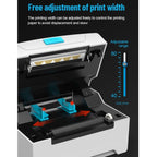 ZJ-8600 76x130 Single Paper Waybill Express Bill Label Printer,, EU Plug, US Plug, UK Plug