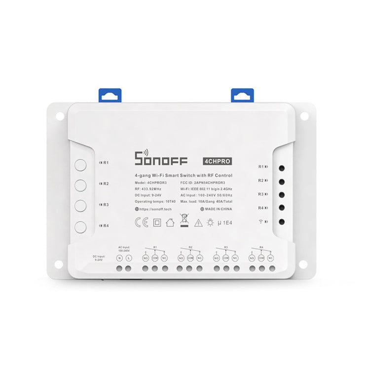 Sonoff 4CHPROR3 Mobile Phone Smart Home Switch Four-way Controller, Support Long-range Control Timing Default Title