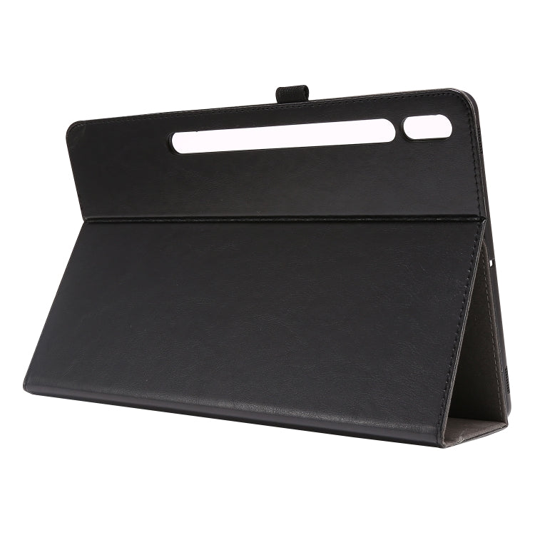 Crazy Horse Texture Horizontal Flip Leather Case with 2-folding Holder & Card Slot, For Samsung Galaxy Tab S8+ / Tab S8 Plus / Tab S7 FE / Tab S7+ / T970, For Samsung Galaxy Tab A7 (2020), For Samsung Galaxy Tab S8 / Galaxy Tab S7 / SM-870