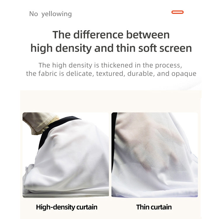 Simple Folding High Density Polyester Projector Film Curtain, 60 inch (4:3) Projection Area: 120x90cm, 72 inch (16:9) Projection Area: 159x90cm, 72 inch (4:3) Projection Area: 146x110cm, 84 inch (16:9) Projection Area: 186x105cm                        ...