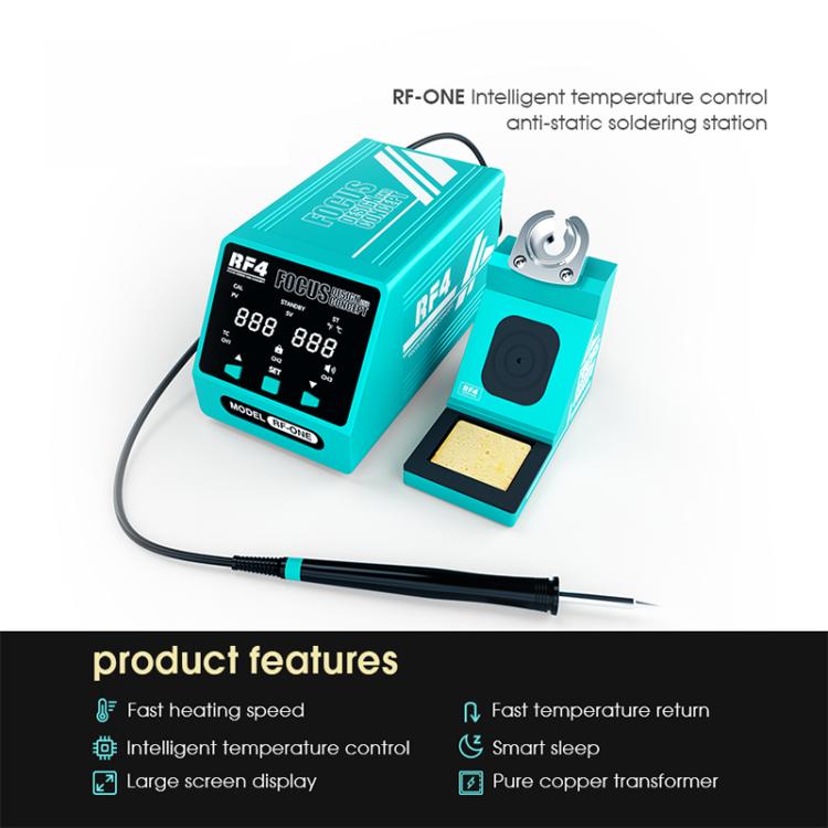 RF4 RF-ONE Intelligent Temperature Control Anti-static LED Digital Display Soldering Station, RF-ONE