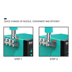 RF4 RF-H3 1200W 4 Memory Channels Hot Air Gun Digital Display Intelligent BGA Rework Station, RF-H3