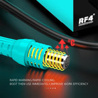 RF4 RF-H5 800W 3 Memory Channels Hot Air Gun Digital Display Intelligent BGA Rework Station, RF-H5