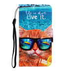 3D Colored Drawing Horizontal Flip PU Leather Case with Holder & Card Slots & Wallet, For iPhone 12 / 12 Pro