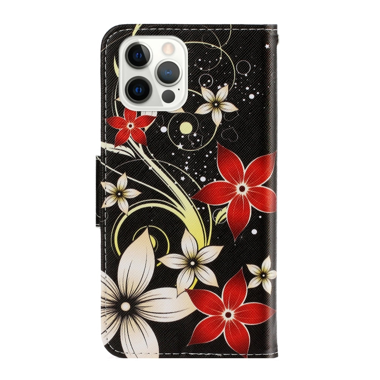 3D Colored Drawing Horizontal Flip PU Leather Case with Holder & Card Slots & Wallet, For iPhone 12 Pro Max